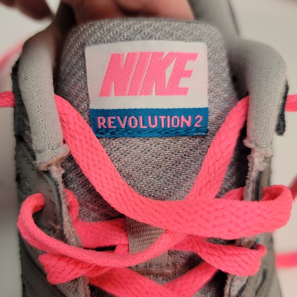 Nike Men's Size 11 Running Shoes Gray Blue Revolution 2 Sneakers-EUC - Picture 9 of 11